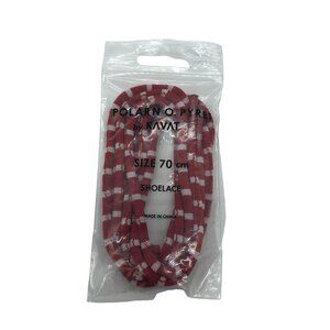 Polarn O. Pyret By Kavat Kids Red & White Shoelaces 70cm